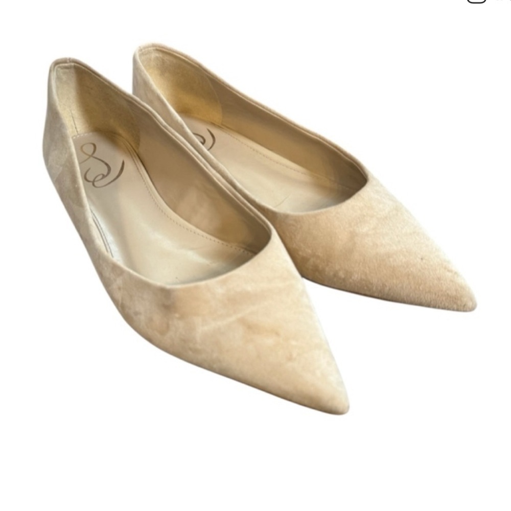 Sam Edelman Wanda Suede Pointed Flats 9 - Picture 6 of 8
